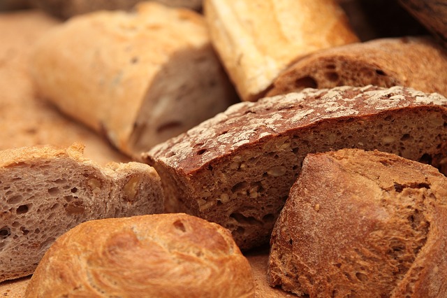různé druhy chleba
